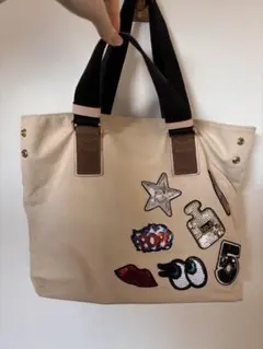 ペシンシャ　トートバッグ　スパンコールショルダーA4可