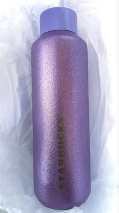 スターバックス ステンレスボトルグリッターパープル591ml 新品