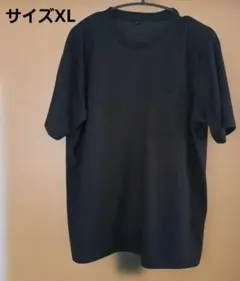 ポケット付き クルーネックTシャツ ブラックのサムネイル