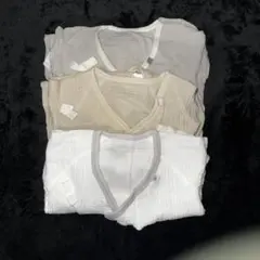 ベビーコンビ肌着 3色セット 50-60cm