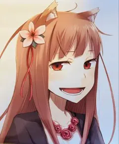 【未使用】『狼と香辛料 お嫁さんホロの等身大 ポスター