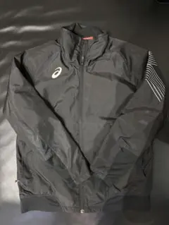 ASICS ブラック LIMO裏トリコットブレーカーとパンツ 上下セットS
