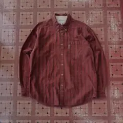Columbia 長袖シャツ ボルドー チェック柄 M