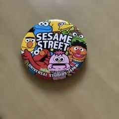 USJ セサミストリート 缶バッジ ユニバ限定 キャラクター集合