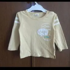 SIMPLE FREE イエロー 長袖Tシャツ 95