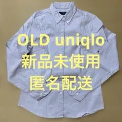 OLD UNIQLO レディース オックスフォードシャツ Mライトパープル　新品