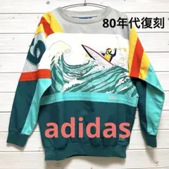 メンズ アディダス アーカイブ カヌープリント スウェット CANOE CREW