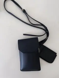スマホショルダーバッグ ブラック