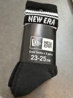 NEW ERA クルーソックス 3ペア 23-25cm
