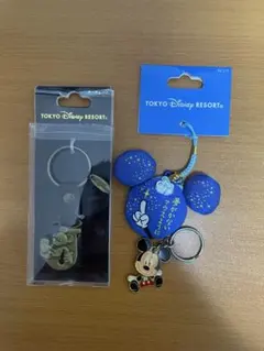 東京ディズニーランド　TDL イニシャルキーホルダー　J ミッキーマウス　レトロ