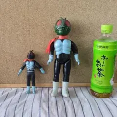 ア*ク様 旧バンダイ仮面ライダー ソフビ　フィギュアセット 大小2体