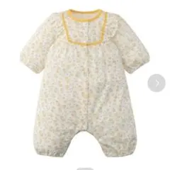 モイモルン　小花柄　カバーオール　ロンパース