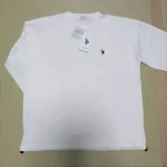 U.S. POLO ASSN. ホワイト長袖カットソー LL