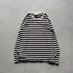 初期 90s agnes b. border l/s ボーダー ロンt 黒