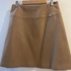 【未使用】秋冬ぴったりスカートROPÉ ベージュ ひざ丈スカート サイズ9 ロペ