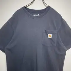 Carhartt カーハート　Tシャツ　サイズM ポケT ロゴ　フェード　古着
