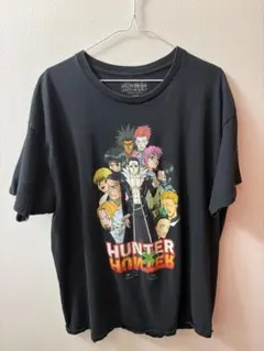 【美品】ハンター✖︎ハンター古着少年ジャンプ黒半袖 海外限定商品 ハンターハンター 幻影旅団 サイズM 黒ブラック 半袖T