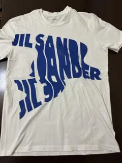 JIL SANDER Tシャツ ブルーロゴ ジルサンダー 販売価格約50000円