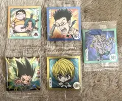 HUNTER×HUNTER ウエハースシール　5点セット　まとめ売り