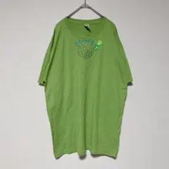 ジャージーズ Tシャツ クルーネック ピース L 緑 綿 デイリーのサムネイル