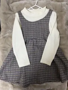 ギンガムチェック ワンピース 110cm