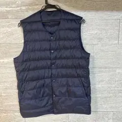 IGNIO　ダウンベスト　M ネイビー ウルトラライトダウンベスト