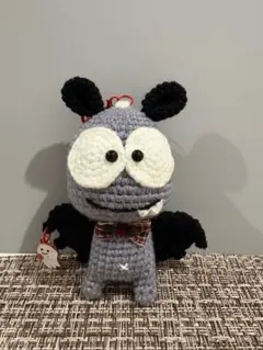 ハンドメイド あみぐるみ コウモリ キーホルダー ハロウィン