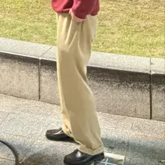 90s Ralph Laurenヘリンボーン柄スラックス 174cm着用のサムネイル