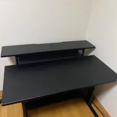 T*A様 折りたたみDJブース向けテーブル（スチール製ブラック）店舗什器