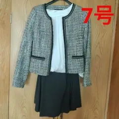 セレモニースーツ フォーマルスーツ 3点セット 卒業式 入学式 7号