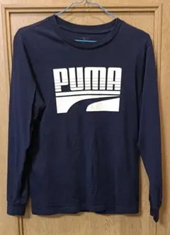 PUMA ネイビー 長袖Tシャツ