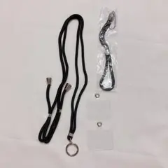 スマホショルダーストラップ 長さ調整可能 スマホストラップホルダー 黒 ブラック