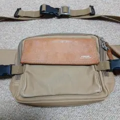 PORTER ボディバッグ ベージュレザー
