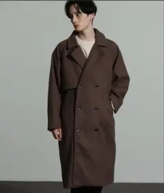 MB ULTIMATE FABRIC カシミアウールチェスターコートブラウンL - メルカリ