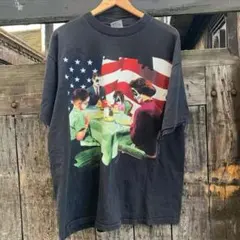 美式復古 KISS風バンドプリント半袖Tシャツ メンズ レディース男女高街人気