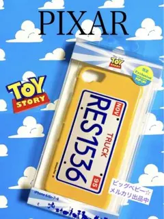 トイストーリー　ピザプラネット　ナンバープレート　iPhoneケースのサムネイル