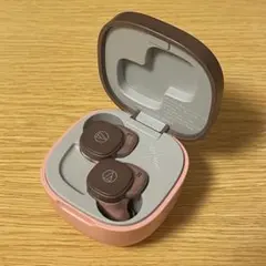 オーディオテクニカ ATH-SQ1TW 完全ワイヤレスイヤホン ピンクブラウン