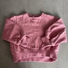 【美品】petit main ピンク トレーナー 100