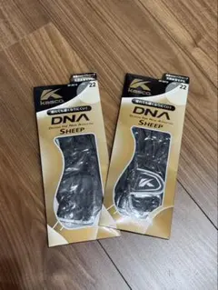 【新品】Kasco ゴルフグローブ DNA SHEEP 22cm 2枚セット