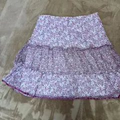 PEYTON PLACE フレアスカート 13B 花柄