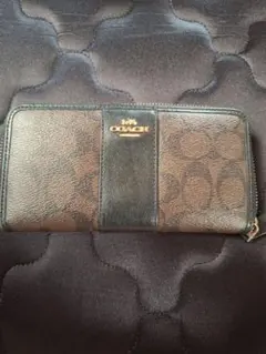 COACH 長財布 ブラウン