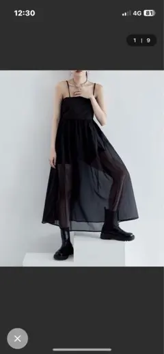 オーガンジーキャミワンピースのサムネイル