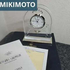 MIKIMOTO ミキモト 置き時計 パール クオーツ 電池交換済み 稼働品のサムネイル