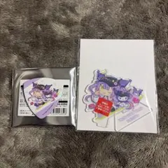 ホロライブ　常闇トワ　サンリオ　クロミ　アクリルスタンド　さんかく缶バッジ
