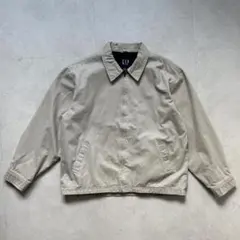 【GAP】ギャップ　ジップアップジャケット　XL　ベージュ