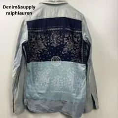 デニムアンドサプライ ラルフローレン バンダナ柄シャンブレ シャツ