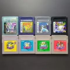 【ソフト単品】ポケットモンスター　ゲームボーイソフト　8点セット④　動作確認済み