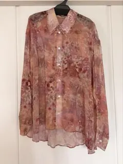 Sheer Shirt w/Floral & Mineral Printのサムネイル