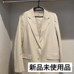 UNIQLO テーラードジャケット アイボリー Lサイズのサムネイル