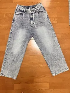 WEGO ケミカルウォッシュ デニムパンツ ワイドのサムネイル